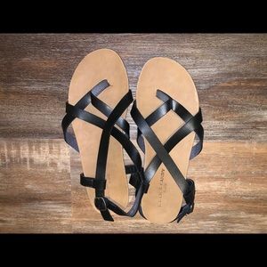Strappy Black Sandals